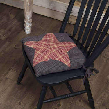 Arlington Chair Pad Patchwork Star - The Fox Decor